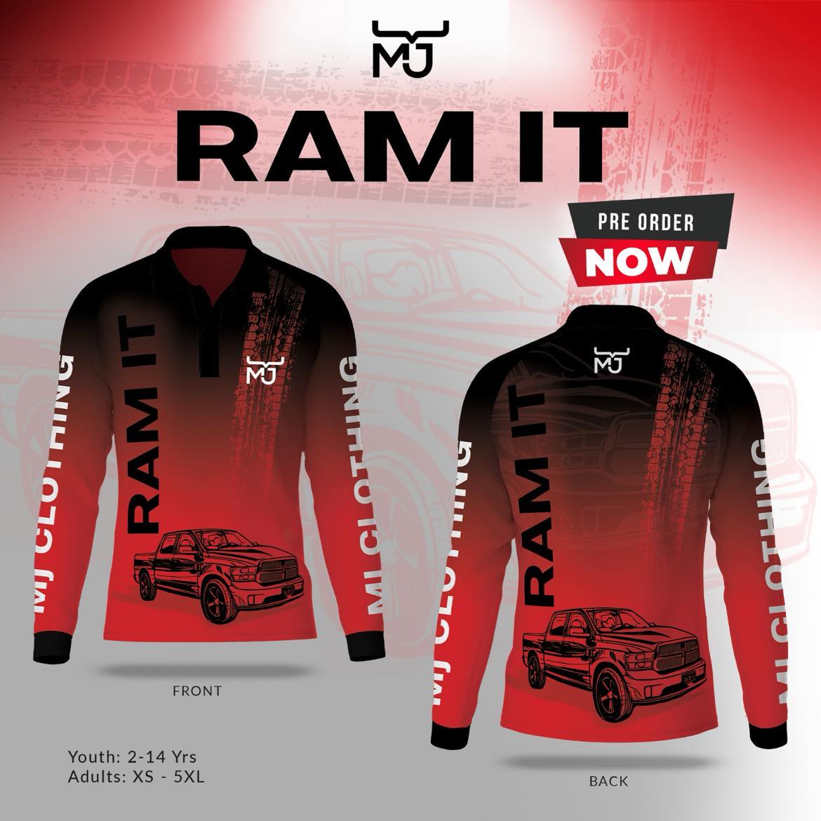 RAM IT Shirt - Adult - PRE ORDER